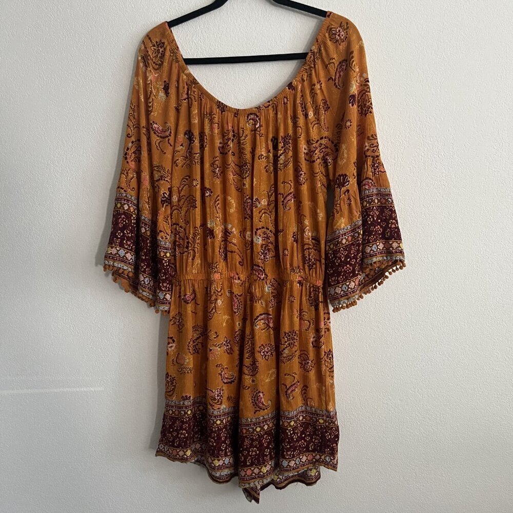 Mudd Boho Off the Shoulder Romper - Picture 6 of 6